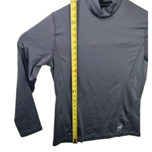 Nike Pro Men's Dri-FIT Fitness Mock Neck Long-Sleeve Top Size M Fitted - Picture 9 of 10
